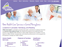 Tablet Screenshot of affiliahomehealth.org